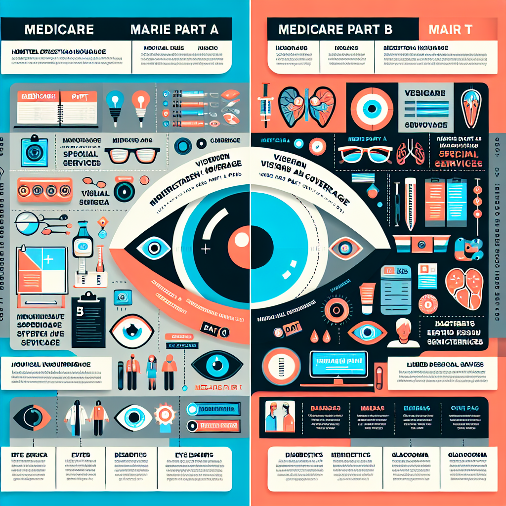 Medicare part A and b vision coverage