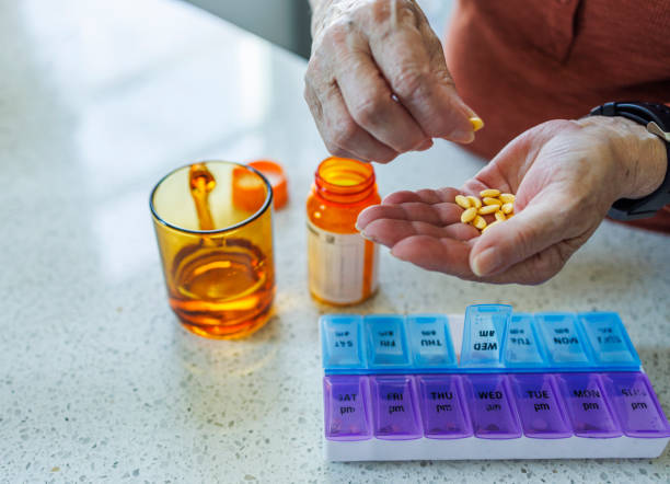 A visual infographic explaining Medicare Part D coverage, including drug tiers, annual deductibles, and the coverage gap (donut hole), with icons representing medications, a calculator, and a prescription bottle.