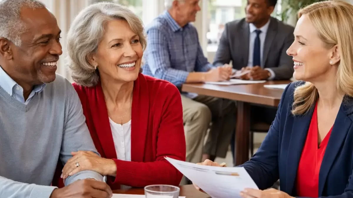 How to Enroll in Medicare? 12 senior couple walking in a residential neighborhood New Jersey New York Medicare guide